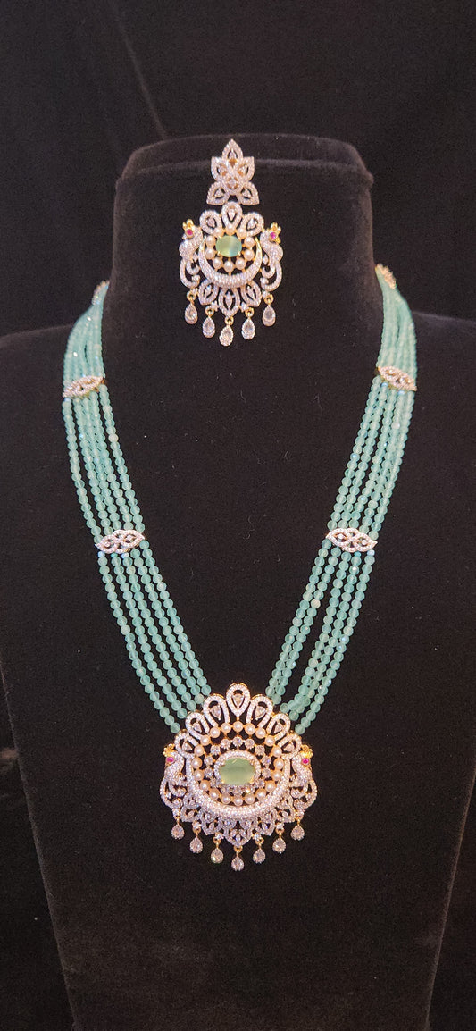 Elegance Moissanite Russian Stone Pearl Haram