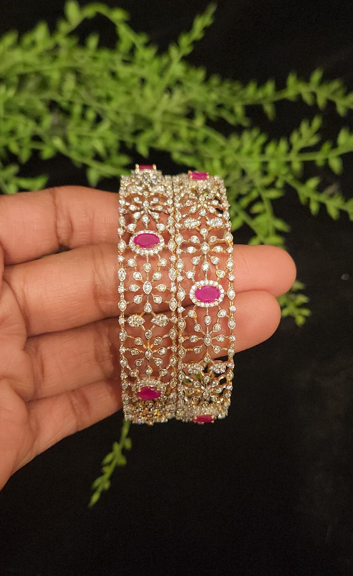 Emerald Radiance Bangles