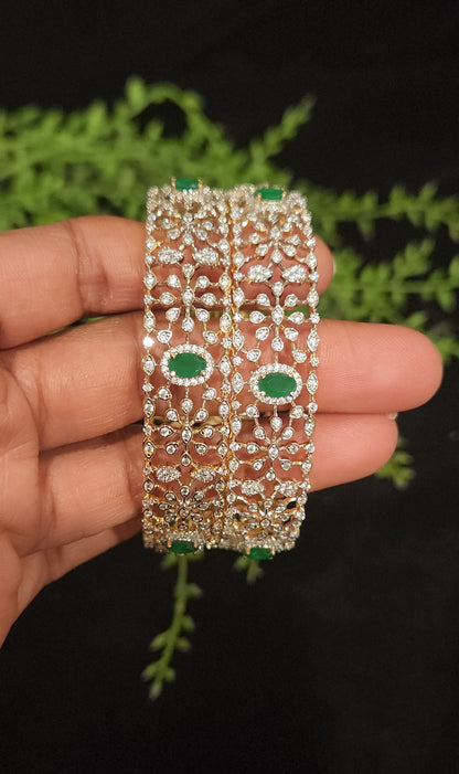 Emerald Radiance Bangles