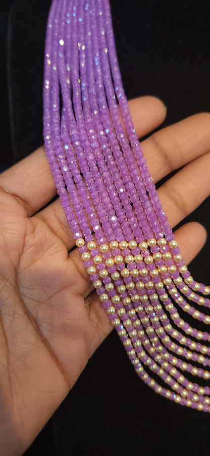 Multi-Strand CZ Beads Haram