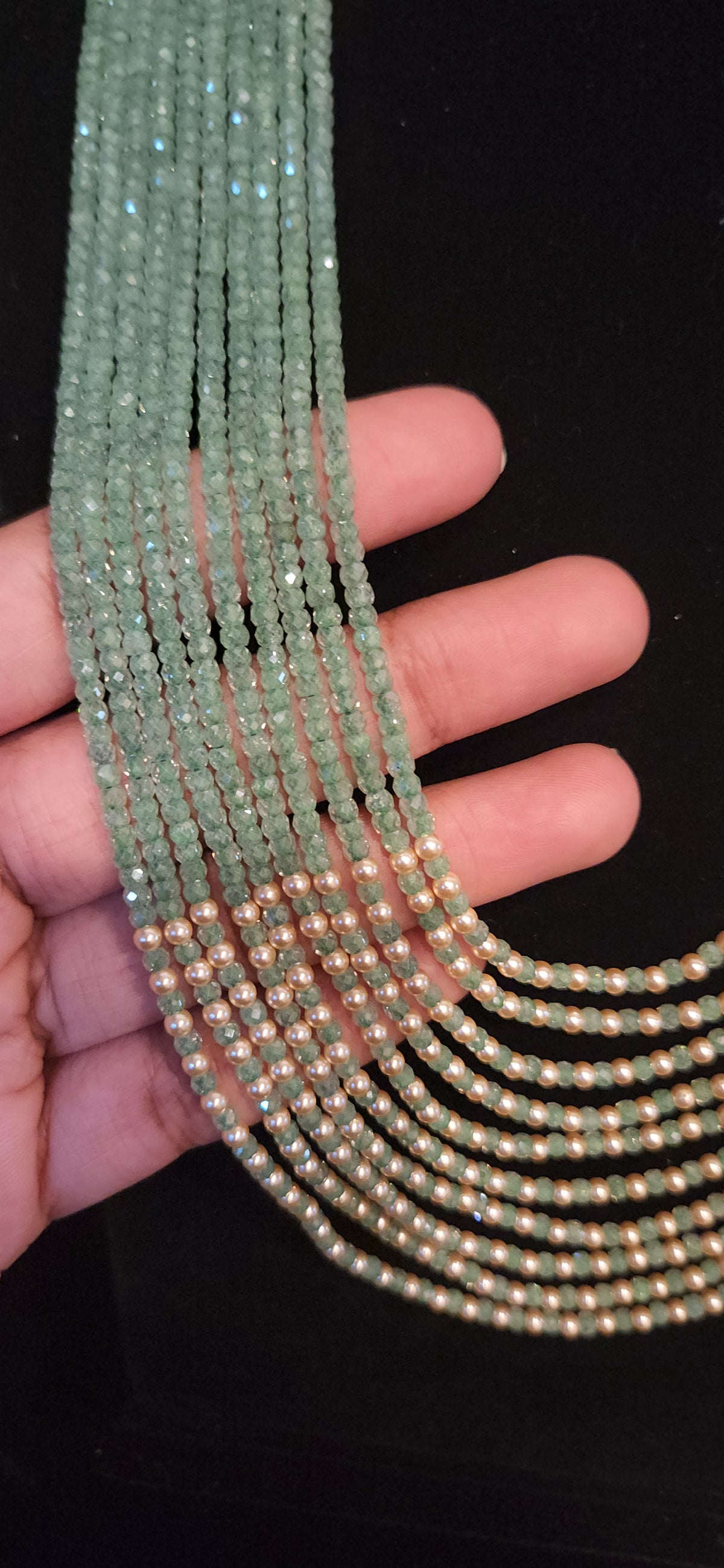 Multi-Strand CZ Beads Haram