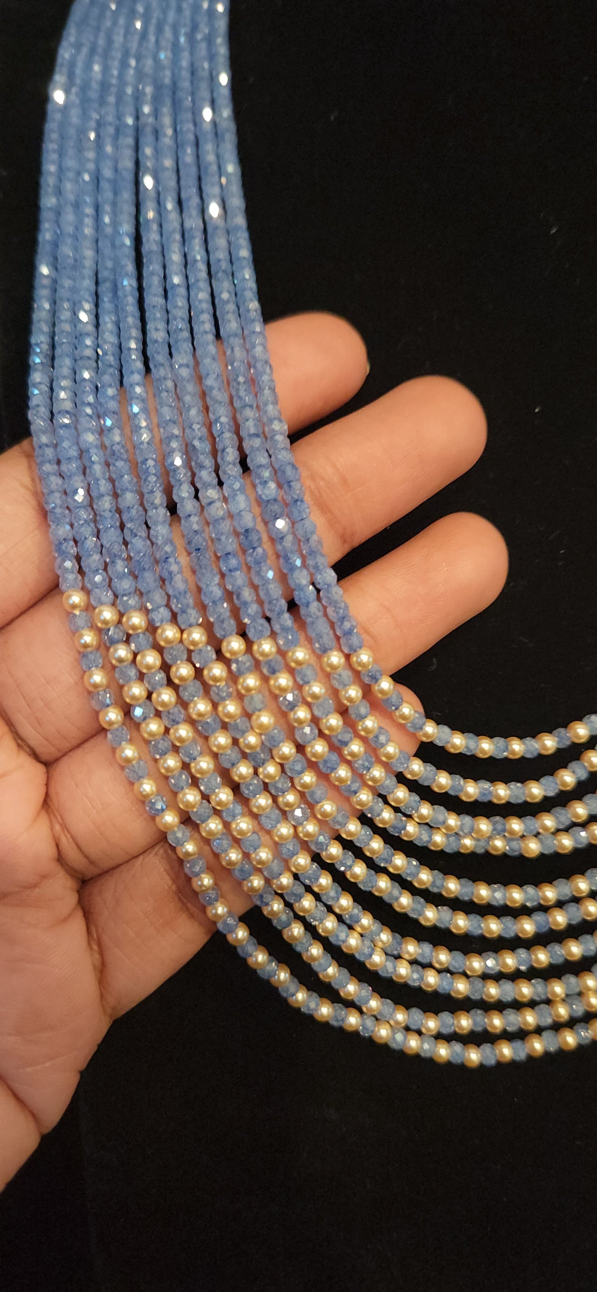 Multi-Strand CZ Beads Haram