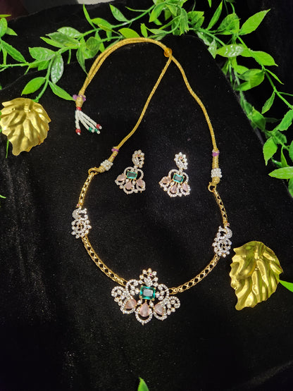 Diamond Finish Floral Pastel Kante Set