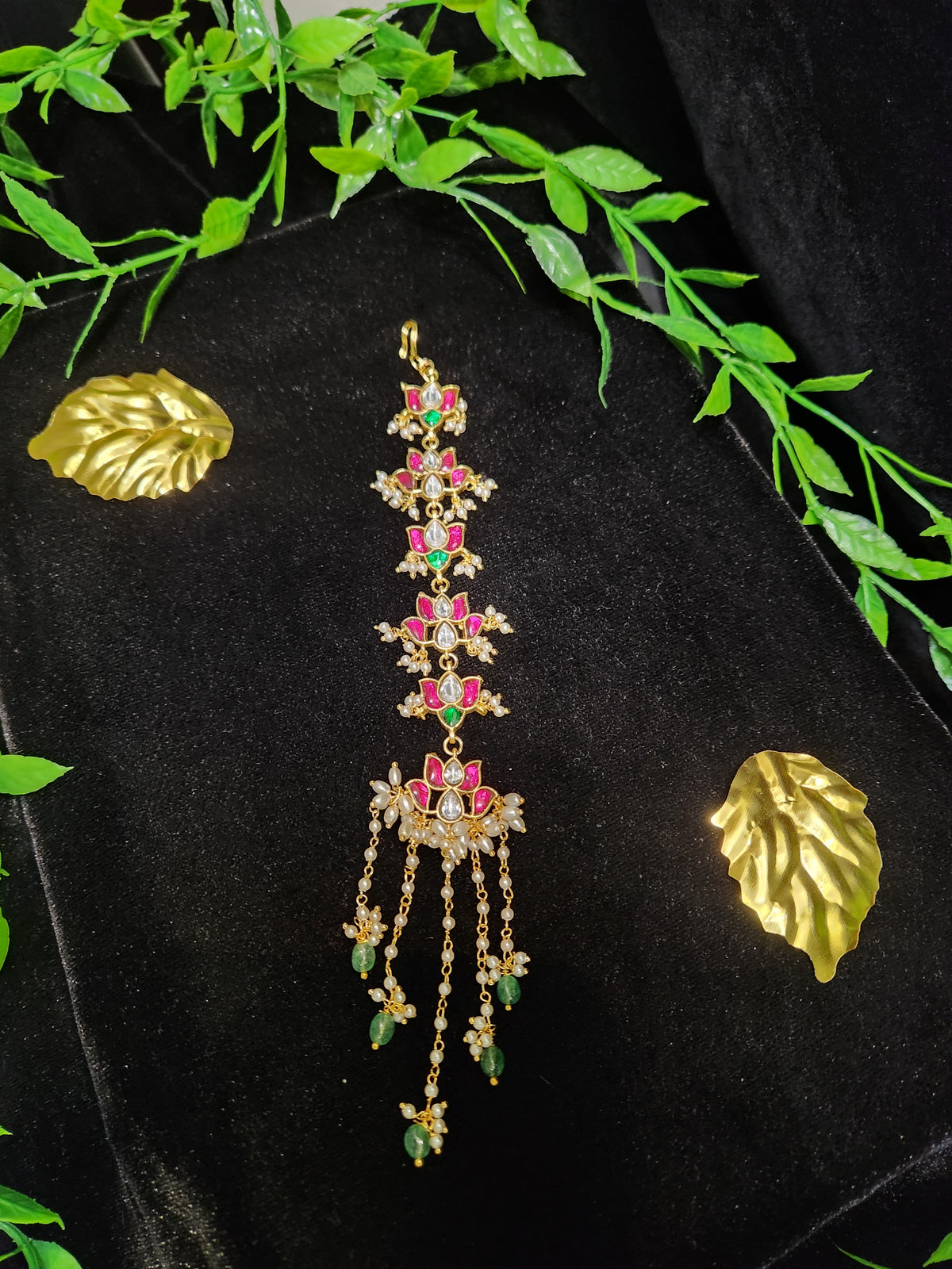 Small Lotus Jada with Multicolour CZ Stones