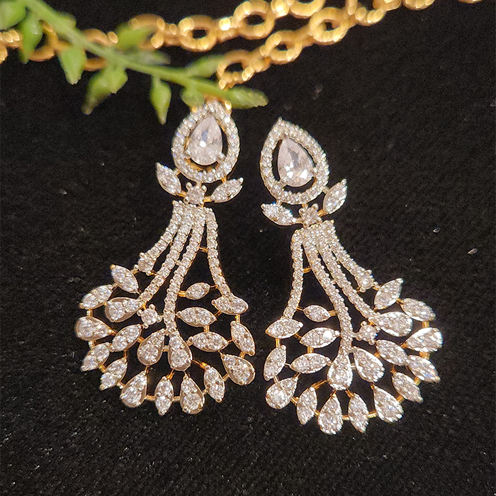 Hasli with Trendy CZ Floral Motifs