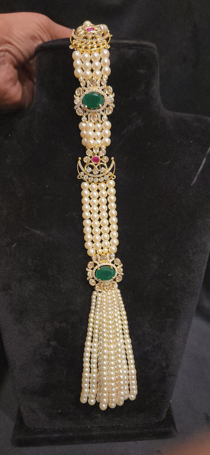 Opulent Pearl Emerald & Ruby Jada