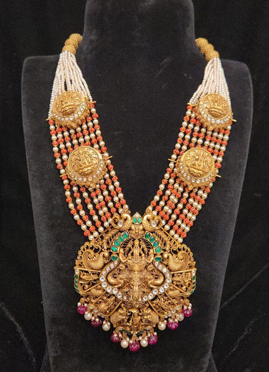 92.5 Silver Lakshmi Devi, Peacock Haram