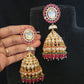 Polki Moissanite Jhumkas