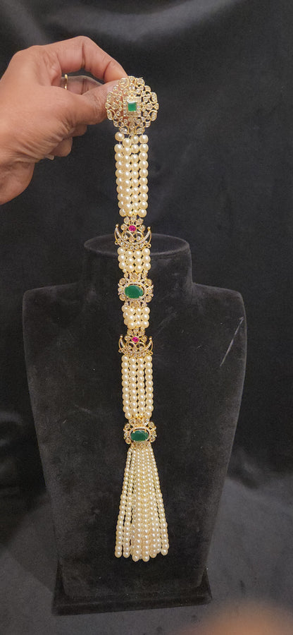 Opulent Pearl Emerald & Ruby Jada