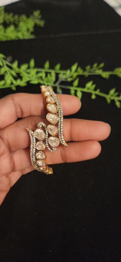 Fancy Moissanite Openable Bracelet