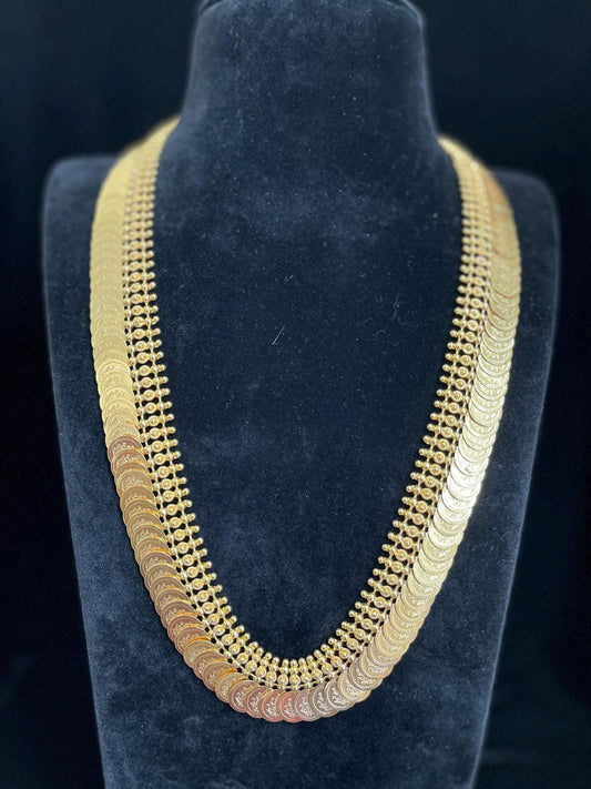 Gold Finish Lakshmi Devi Kasula Peru