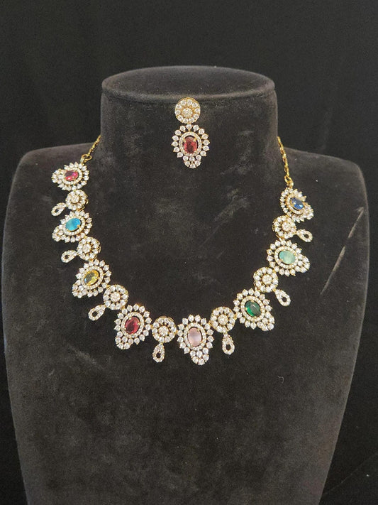 Victorian Mehendi Polish Navarathan Set