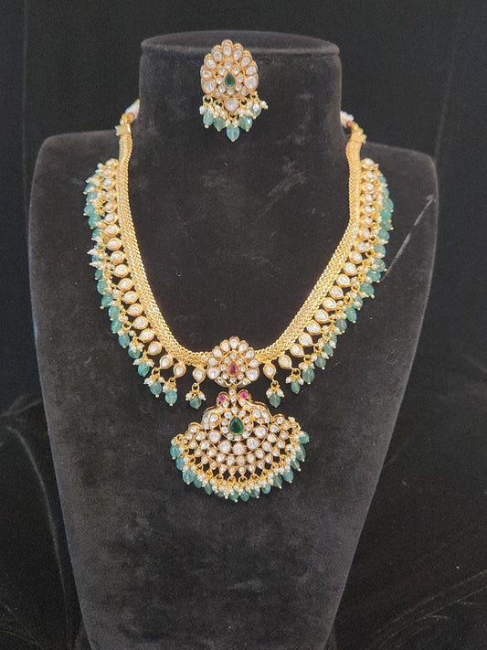 Emerald & Ruby Necklace Set