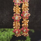 Floral Design Kemp Bangles with Loreal gold balls