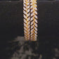 Brilliant CZ Leaf Designed Kids Bangle