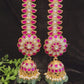 Traditional Kundan Jhumka with Maati