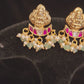 Traditional Kundan Lakshmi Devi Studs